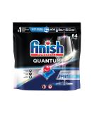 Finish Quantum 64ct Dishwasher Detergent Tablets - Powerball Formula for Ultimate Clean & Shine - Buy Online on SooperMarket.com
