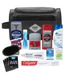 Convenience Kits International Men's Premium 15-Piece Kit wth Travel Size TSA Compliant Essentials, Featuring: Head & Shoulders Dandruff Shampoo Classic Clean and Palm Scalp Brush in Black Dopp Bag 15 Piece Set - Buy Online on SooperMarket.com
