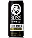 BOSS Coffee by Suntory - Japanese Flash Brew Original Black Coffee, 8oz 12 Pack, Imported from Japan, Espresso Doubleshot, Ready to Drink, Keto Friendly, Vegan, No Sugar, No Gluten, No Dairy - Buy Online on SooperMarket.com
