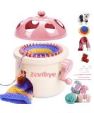 Smart Weaving Loom 32 Needles Knitting Machine Kit for Adults/Child - DIY Hand Knitting Circle Machine - Rotating Double Knitting Machine - Buy Online on SooperMarket.com