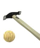 Beadsmith Sharp Texturing Hammer - 9 Wooden Handle, 73.5mm Steel Head, 1.2oz, Two 12mm Faces - Metalwork Texturing Tool for Patterns & Dimension - Buy Online on SooperMarket.com