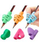 6 pieces of pencil holder children - pen holder learning aid handle write learning pen pencil pencil handles children pen holder writing aid handle posture child (multi -colored) 6 pieces (multi -colored) - Buy Online on SooperMarket.com