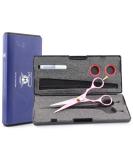 Haryali London Professional 5.5 Hairdressing Scissors for Men and Women - Hair Cutting Shears with Adjustable Screw and Comb Pink - Buy Online on SooperMarket.com