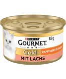 Gourmet PURINA GOURMET Gold Refined Ragout Wet Cat Food with Salmon - 12-Pack (12 x 85g) | Premium International Shipping - Buy Online on SooperMarket.com