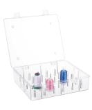 New brothread Tall & Clear Storage Box/Organizer for 30 Spools - Embroidery & Cotton Thread Holder Compatible with Isacord, Floriani, Madeira, Glide - 1X30 - Buy Online on SooperMarket.com