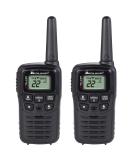 Midland T10 X-TALKER Two Way Radios - 22 Channel FRS Walkie Talkies with Extended Range, 38 Privacy Codes & NOAA Weather Alert - Black (2 Pack) - Buy Online on SooperMarket.com