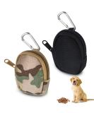 Pinenuts Small Dog Treat Bag 2 Pack Dog Training Treats Pouch Pet Puppy Dog Walking Bags Pocket with Mezzanine and Carabiner - Buy Online on SooperMarket.com