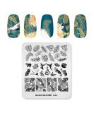 Alexnailart Stainless Steel Nail Stamping Template - Manicure Nail Art Decoration NA043 - Buy Online on SooperMarket.com