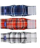 Micoooyo Washable Abdominal Bandage for Male | Reusable Dog Diapers | Suctionable Doggy Wraps with Adjustable Closure - XXLarge (3-Pack | Red Blue & Gray) - Buy Online on SooperMarket.com
