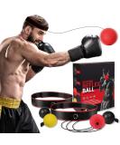 KTEBO Boxing Reflex Ball Headband Set, Boxballen Game Boxing Equipment, Include 4 Different Boxball and 2 Adjustable Headband, Boxball is Great for Beginner Improve Proficiency, Boxing Gifts for Men - Buy Online on SooperMarket.com