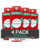 Old Spice Body Wash for Men High Endurance Pure Sport 24 Fl Oz (Pack Of 4) - Buy Online on SooperMarket.com