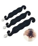 3 PACK Pearl Hair Bun Maker for Women Lazy Hair Curler Bun Clips Magic Beauty Hair Hairstyle Foam Sponge Donut Maker Ponytail Bun Maker Twister Hairstyle Styling Tool Accessories - Buy Online on SooperMarket.com