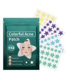 112 Counts Star-Shaped Pimple Patches - Hydrocolloid Acne Stickers for All Skin Types - Effective Pimple Patch Set - Buy Online on SooperMarket.com