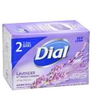 Dial Antibacterial Deodorant Soap Lavender & Twilight Jasmine - 3.2 oz, Pack of 2 - Rinses Clean, Non-Drying Formula - Buy Online on SooperMarket.com