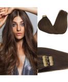 GOO GOO TAPE Extensions - 20pcs Chocolate Brown Real Hair | 40cm 50g Tape-in Hair Extensions #4A - Buy Online on SooperMarket.com