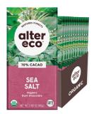Alter Eco Organic Chocolate Bar Deep Dark Sea Salt 70% Cocoa 2.82 oz (80 g) - Buy Online on SooperMarket.com