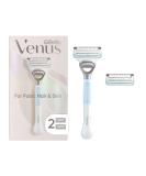 Gillette Venus Intimate Grooming Razors for Women, 1 Venus Razor Bikini Trimmer, 2 Razor Blade Refills, Pink Handle + 2 Refills - Buy Online on SooperMarket.com