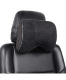 Easy Eagle Auto Naked pillow made of suede and memory foam neck pillow with removable fastening belt for car seat black 1 piece - Buy Online on SooperMarket.com