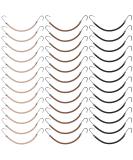 Sibba 36 Pieces Elastic Hook Hair Ties - Styling Ponytail Holders for All Hair Types - Buy Online on SooperMarket.com