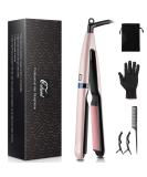 Culwad Smooth Iron Hair Smoothing - 25mm Ceramic Plate Digital Display Dual Voltage Auto Shut-Off - Pink - Buy Online on SooperMarket.com