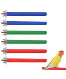 Heyu-Lotus 6 Pcs Parrot Perches Bird Paw Grinding Stick Wooden Bird Perch Stand for Bird Parrot Cockatiel Budgie Perches for Cage Training Bird Cage Perches 20cm (S) - Buy Online on SooperMarket.com