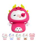 Mewaii 8'' Cow Mushroom Pillow Plush Toy (Dragon Fruit Headgear) - Cuddly 8 Inch Stuffed Animal for Kids - Buy Online on SooperMarket.com