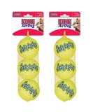 KONG Air THREE Small Breed Squeaker Tennis Balls - Medium Pack of 2 for Dogs | Durable & Fun International Shipping - Buy Online on SooperMarket.com