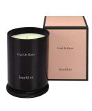 Jean & Len Oud & Rose Fragrance Candle - 230g | Luxurious Aromatherapy Pleasant Resin & Velvety Rose Scent | International Shipping Available - Buy Online on SooperMarket.com