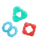 Bright Starts Stay Cool Teethers - Cooling Bite Rings BPA-Free Silicone Long-Lasting Multicolored - Turquoise/Blue/Red for Babies - Buy Online on SooperMarket.com