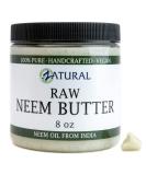 Organic Neem Butter-Coconut Oil, Neem Oil, Neem Leaf, Marula Oil, Kokum Butter, Rosemary, For Sensitive Skin, Itchy Skin, 8 oz. 8 Ounce (Pack of 1) - Buy Online on SooperMarket.com
