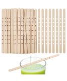 Anjmd 100 PCS Wooden Candle Wick Holders - 7 Wick Bars for Multiwick Candles DIY - Buy Online on SooperMarket.com