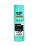 L'Or al Magic Retouch Instant Root Concealer Spray Ideal for Touching Up Grey Root Regrowth 75 ml Colour: Black BLACK 1 count (Pack of 1) - Buy Online on SooperMarket.com