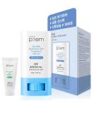 MAKEPREM UVA UVB Defense Me Calming Sun Stick Sunblock SPF 50+ PA++++ 0.7 Oz VEGAN Sensitive Oily Acne-Prone Skin Reef-Safe Mineral Sunscreen Non-Nano No Chemical UV Protection Non-Greasy Sticky Kids - Buy Online on SooperMarket.com