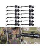GearHill Molle Web Dominators - Tactical Backpack Accessories, Black 12 Pieces - Buy Online on SooperMarket.com