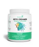 Simply Keto Creamer 450g - Sugar-Free Ketogenic Coffee Enhancer with Coconut Oil & Pasture Butter - Delicious Milk Coffee Low-Carb & High Taste - Buy Online on SooperMarket.com