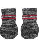 Trixie 19503 Dog Socks Anti-Slip M-L 2 pcs. grey grey Medium-Large - Buy Online on SooperMarket.com