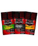 Jack Links Beef Jerky Bold Variety Pack  Includes Sweet & Hot, Jalapeno and Peppered Beef Jerky, Great Lunch Box Snack, Good Source of Protein  Pack of 15, 1.25 Oz Bags Sweet & Hot, Jalapeno, Peppered - Buy Online on SooperMarket.com