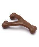 Benebone Wishbone Real Peanuts Medium Durable Dog Chew Toy for Aggressive Chewers | International Shipping Available - Buy Online on SooperMarket.com