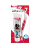 Beaphar | Toothbrush & Toothpaste Dental Care Kit | For Dogs & Cats | Includes a Double-Ended Toothbrush & Liver-Flavoured Enzymatic Toothpaste 100g Tube 2 Count ( Pack of 1) Single - Buy Online on SooperMarket.com