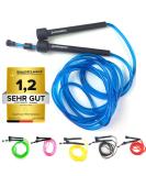 Sportivonetic Premium Springeil for adults & children women & men - for fitness crossfit sports boxing and leisure - adjustable size - Speed Rope Jump Rope jumping rope blue - Buy Online on SooperMarket.com