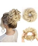 Vlasy Messy Bun Hair Piece 1001# 60g - Curly Wavy Scrunchies Extensions for Women - Synthetic Chignons Updo Accessory for Girls - Buy Online on SooperMarket.com