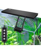 hygger Clip On 24/7 Lighting Aquarium LED Light, 14W Sunrise-Daylight-Moonlight Mode and DIY Mode, Adjustable Timer Adjustable Brightness Fish Tank Light with 7 Colors for Planted Tank - Buy Online on SooperMarket.com
