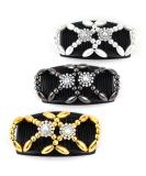 Kytpyi Beaded Hair Comb Slides - 3 PCS Double Sided Clips for Women & Girls | Elastic Magic Combs for DIY Hair Styling & Accessories - Buy Online on SooperMarket.com