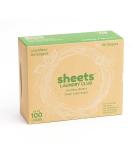 Sheets Laundry Club - up to 100 Loads - 50 Sheets - As Seen on Shark Tank - Laundry Detergent Sheets - Fresh Linen Scent - No Plastic Jug - New Liquid-Less Technology - Eco-Friendly Lightweight Fresh Linen 50 Count (Pack o - Buy Online on SooperMarket.com