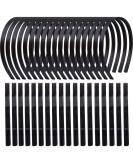 36 Pcs Black Plastic Headbands with Teeth Comb - Thin Hair Bands for Women & Girls - DIY Hair Accessories - Zifengcer Color1 - Buy Online on SooperMarket.com