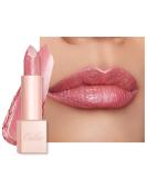 Oulac Moisture shine lipstick pink shimmering with shiny surface creamy texture lip care for moisturizing lips vegan (03) pink jewel (pg03) pink jewel - Buy Online on SooperMarket.com