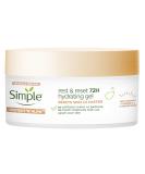 Simple Protect 'N' Glow Rest and Reset 72h Hydrating Gel cruelty-free vegan moisturiser to enhance glowing skin 50 ml 50 ml (Pack of 1) Hydrating Gel - Buy Online on SooperMarket.com