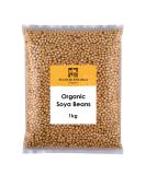 Manor Springs Organic 1kg Organic SOYA Beans - High Quality and Nutritious - Buy Online on SooperMarket.com