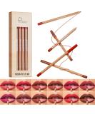 12 Colors Creamy Matte Lip Liner Pen Set - Long Lasting Waterproof High Pigment Makeup for Women | Daily Use Lip Liners Kit (Set A - Buy Online on SooperMarket.com