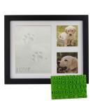 Ultimate Dog or Cat Pet Pawprint Keepsake Kit & Picture Frame - Premium Wooden Photo Frame, Clay Mold for Paw Print & Free Bonus Stencil. Makes a Personalized Gift for Pet Lovers and Memorials Black - Buy Online on SooperMarket.com